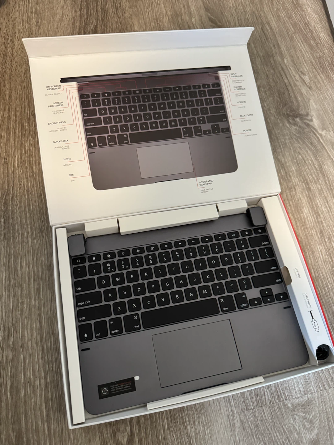 Brydge Wireless Keyboard with Trackpad for 12.9-inch iPad Pro - photo 5