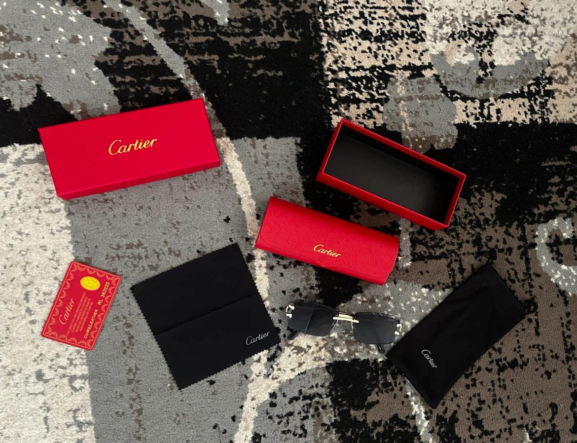 Cartier Sunglasses with Case and Box