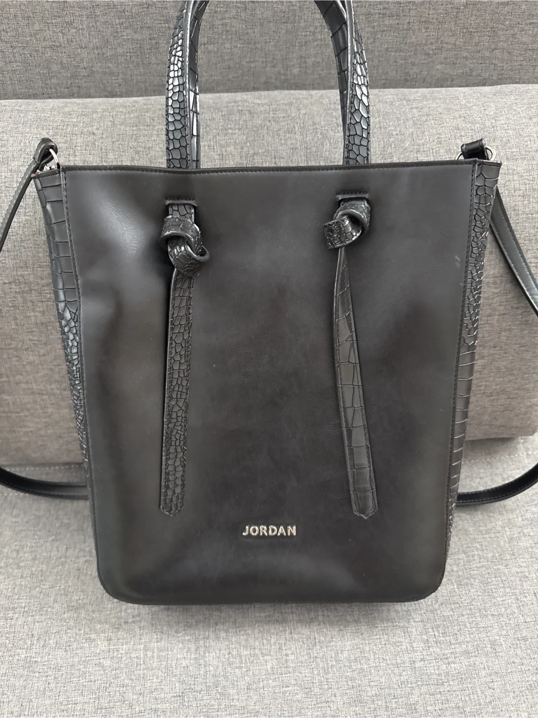 JORDAN Black Tote Bag