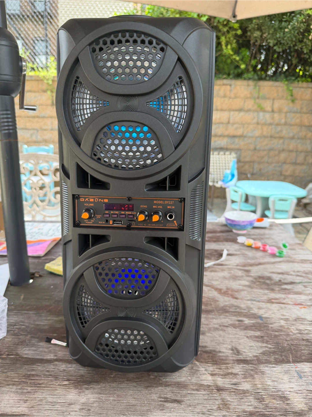 DABNG DY227 6.5" x 2 Power LED Speaker - photo 2