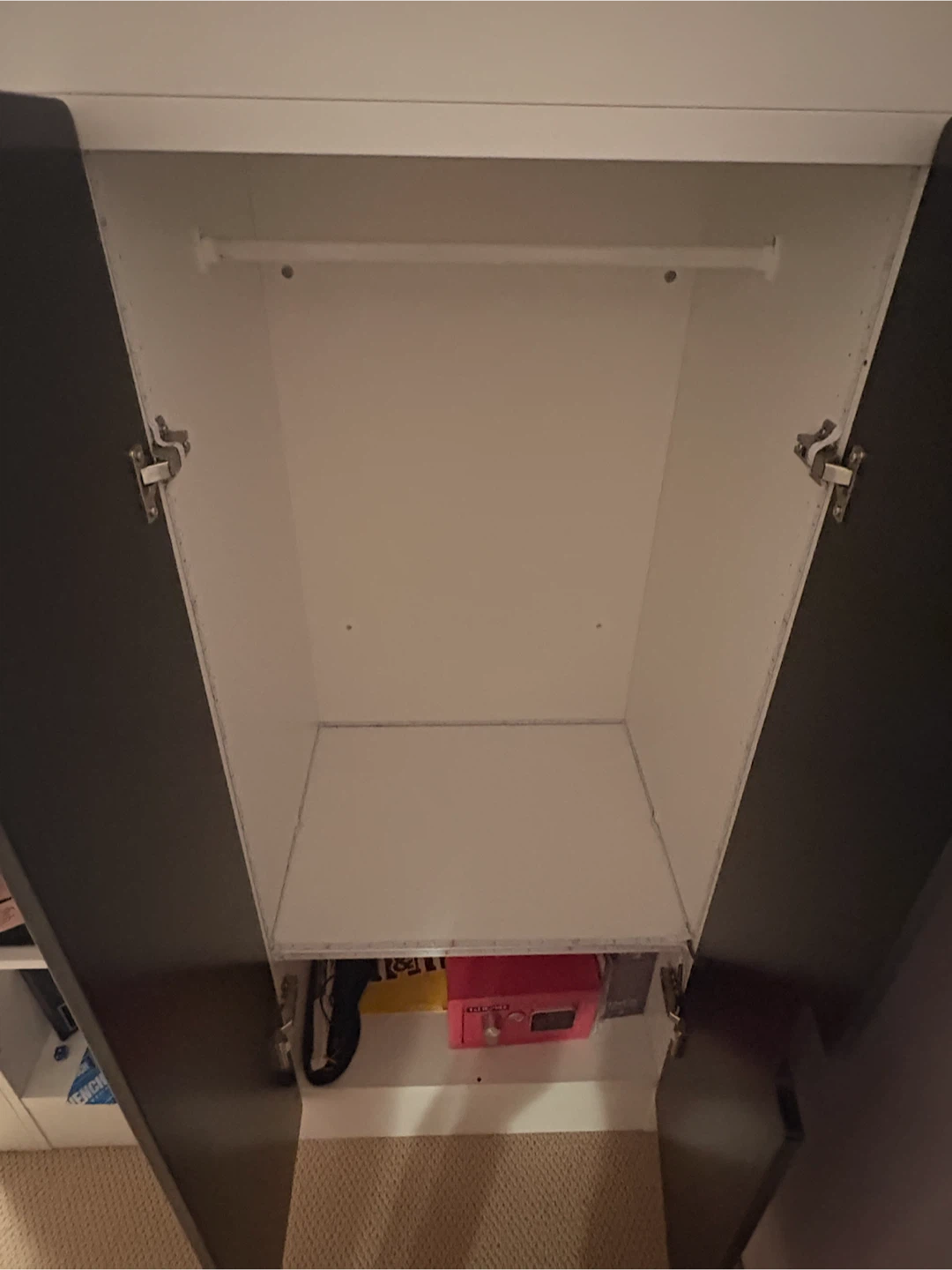IKEA Loft Bed with Desk and Wardrobe and mattress! - photo 4