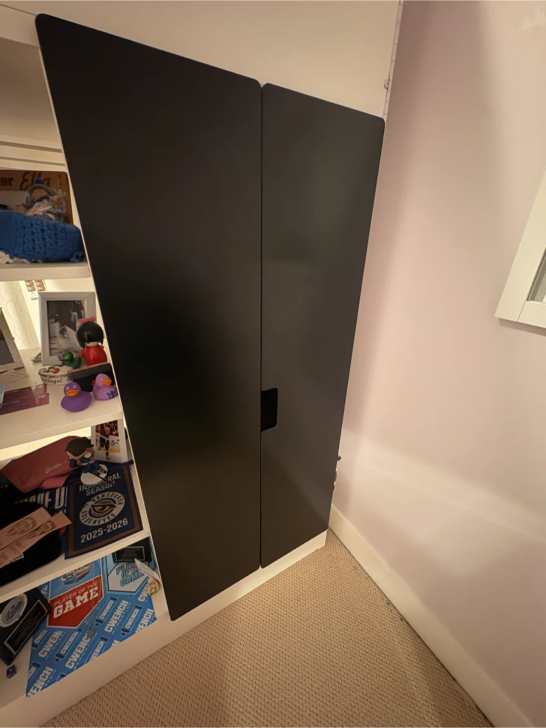 IKEA Loft Bed with Desk and Wardrobe and mattress! - photo 5