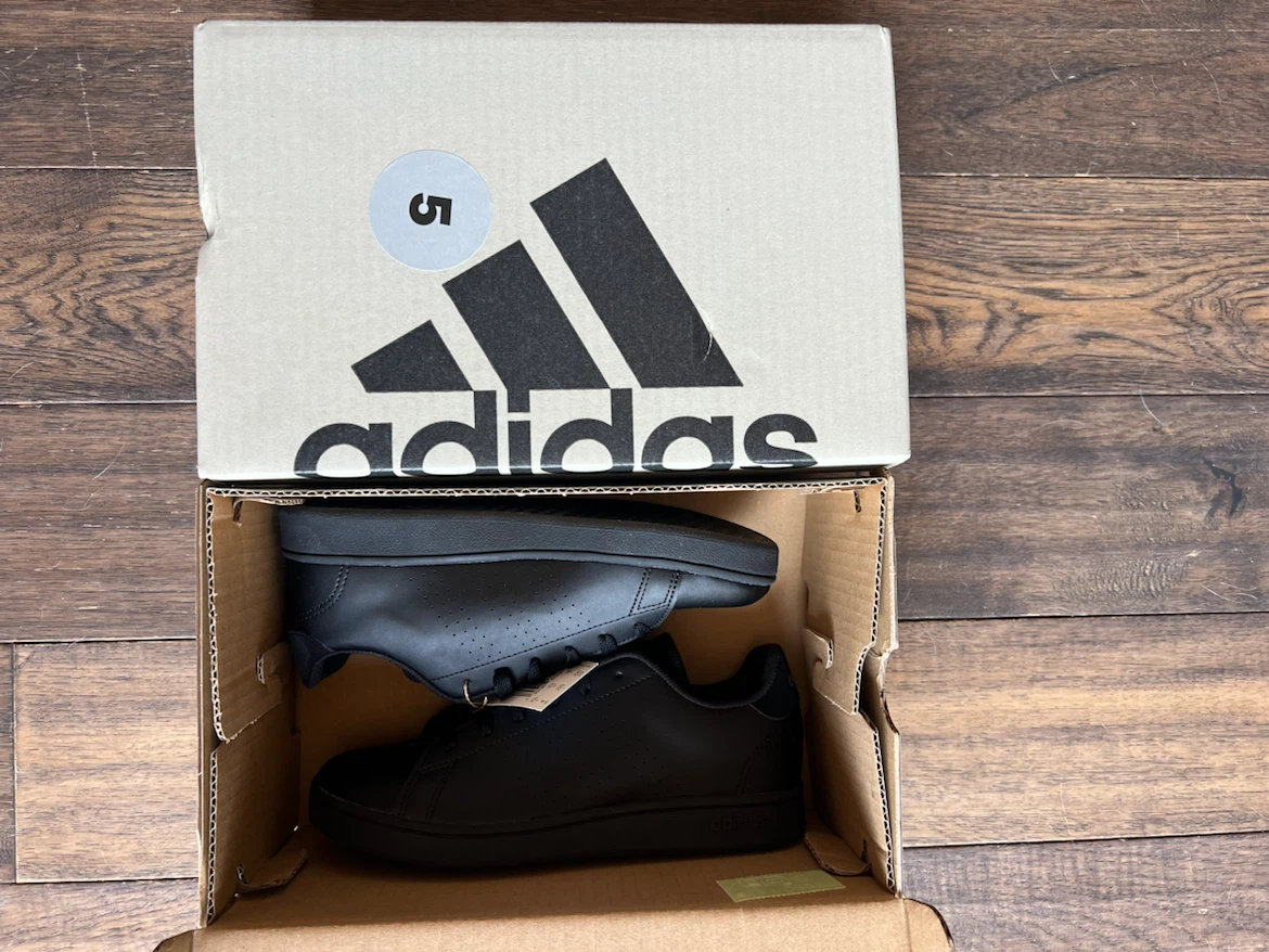 NEW Adidas Kids Black Shoes