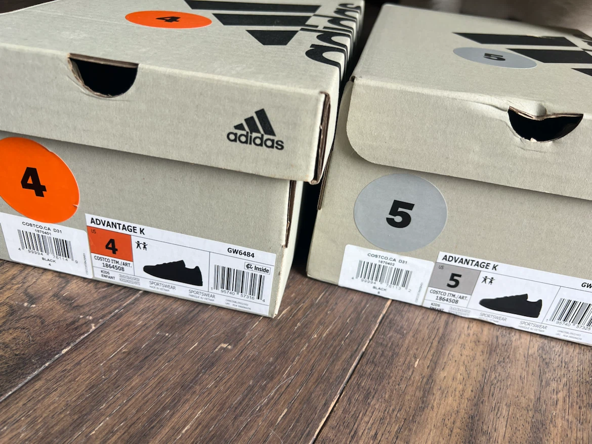 NEW Adidas Kids Black Shoes - photo 4