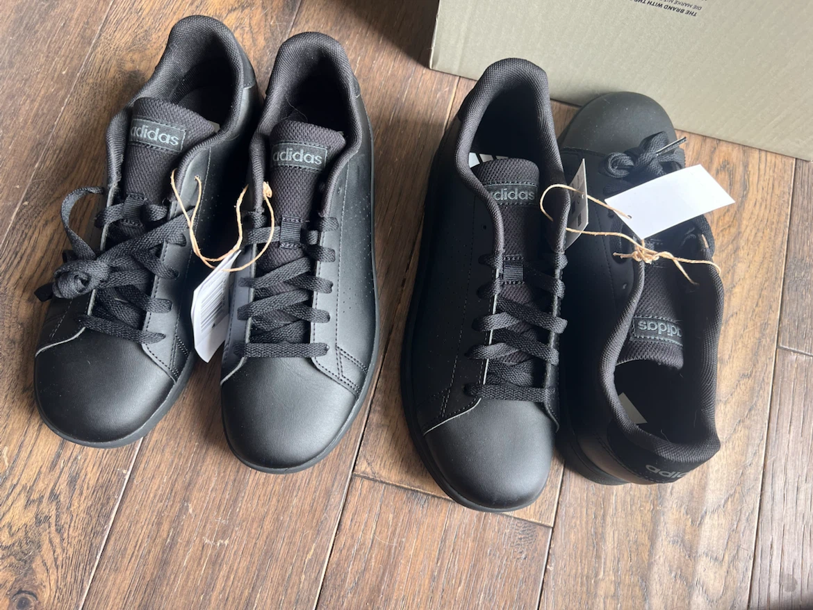 NEW Adidas Kids Black Shoes - photo 5