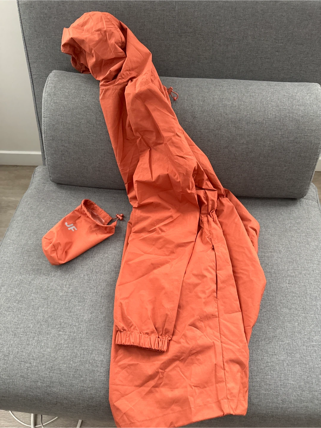 Joe Fresh Orange Hooded Rain Jacket - photo 3