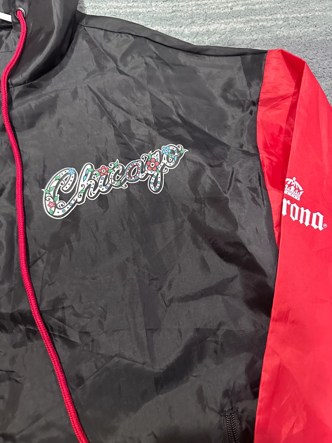 Sky High Chicago Bulls Graphic Windbreaker Jacket - photo 4