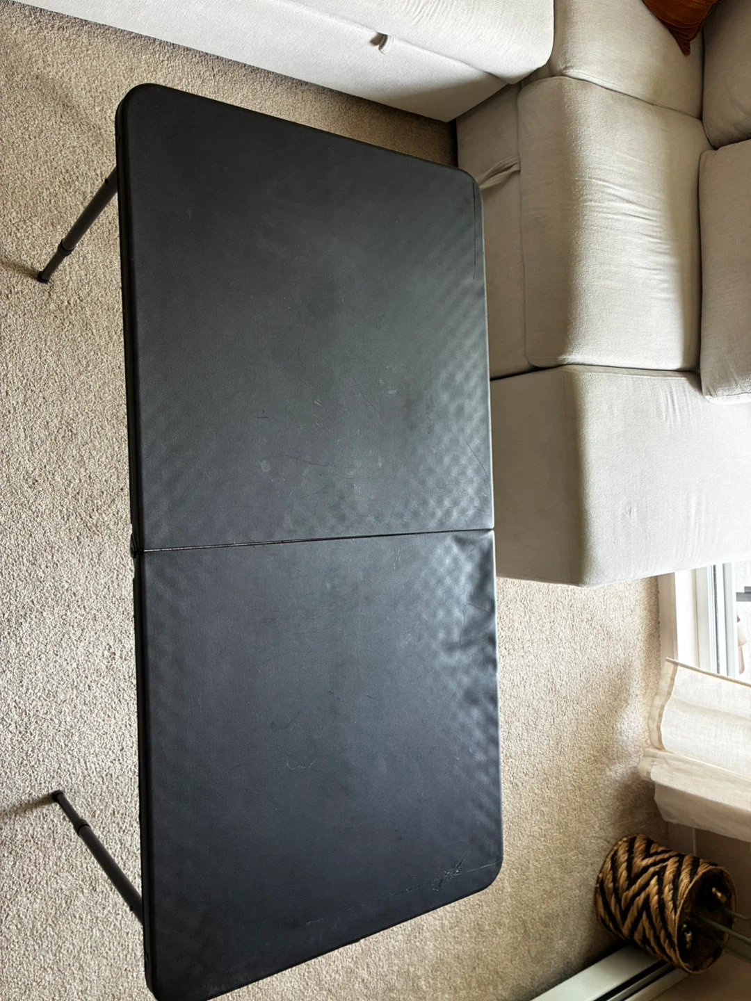 Black Folding Table - photo 2