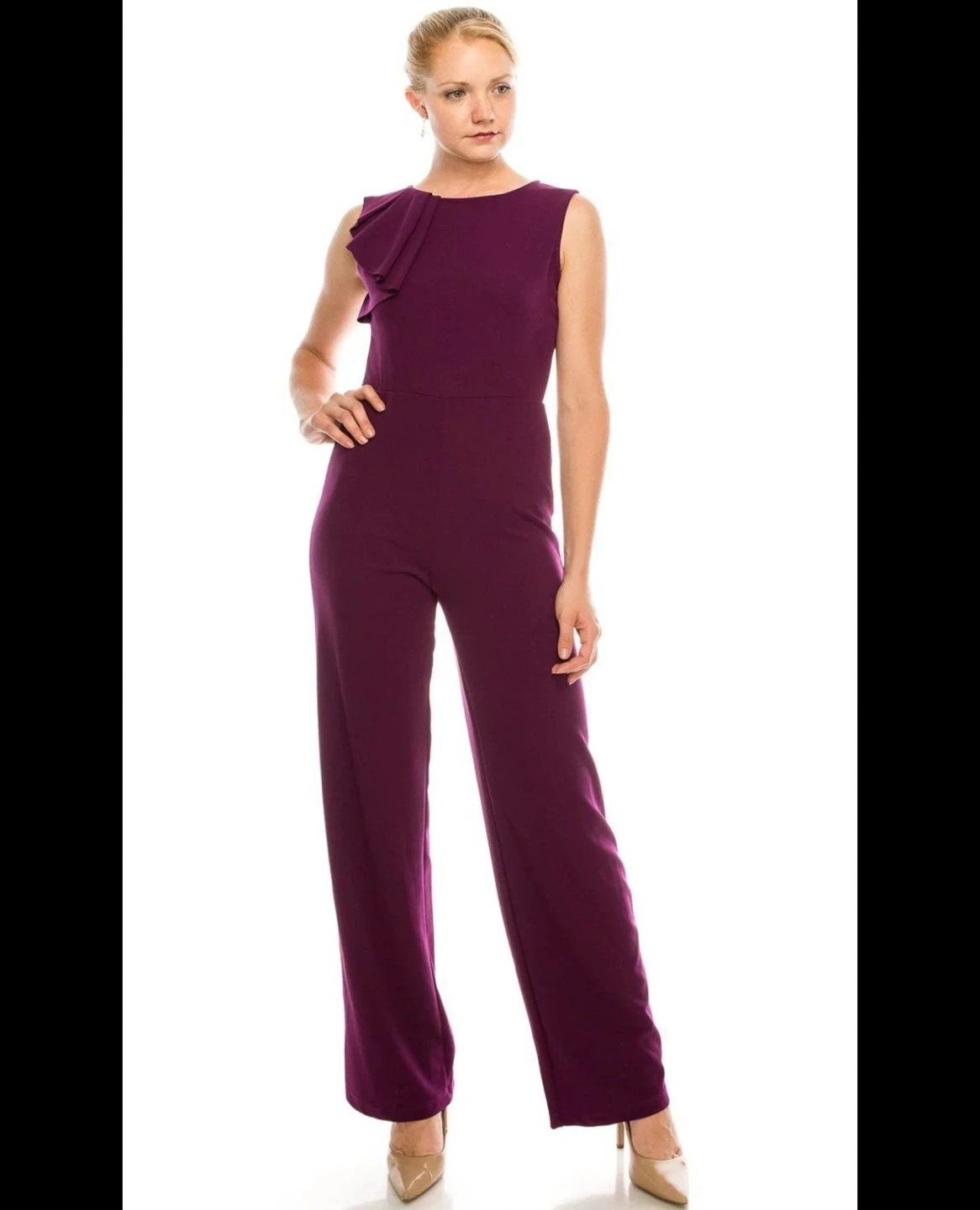 Bebe Women's Purple Jumpsuit