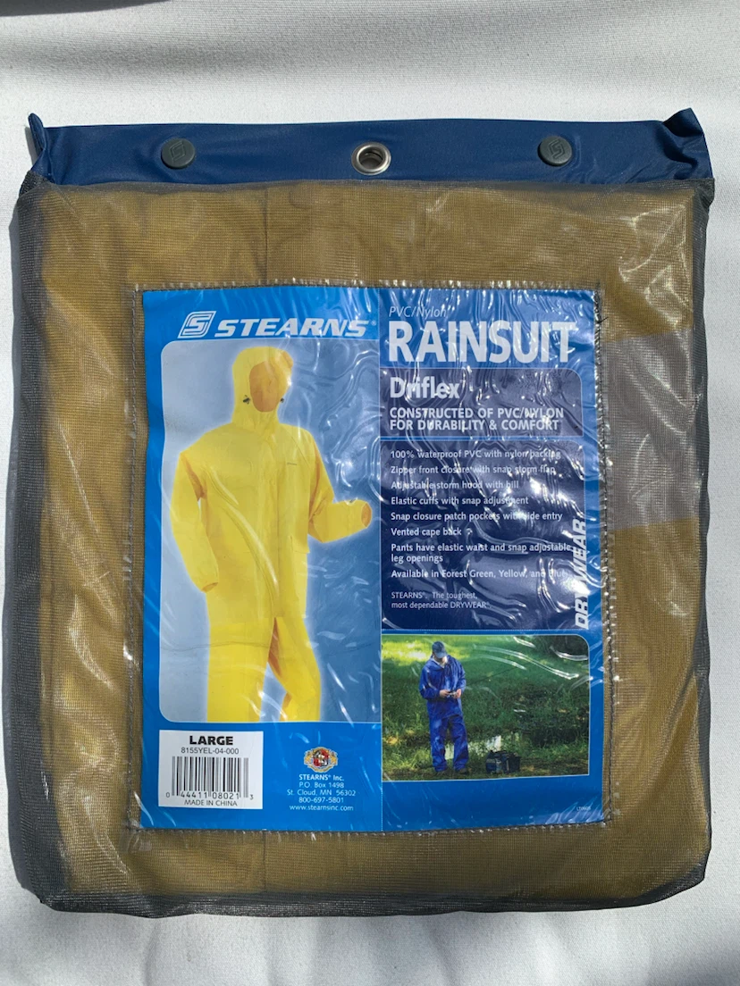 Stearns Driflex PVC/Nylon Rain Suit - Large