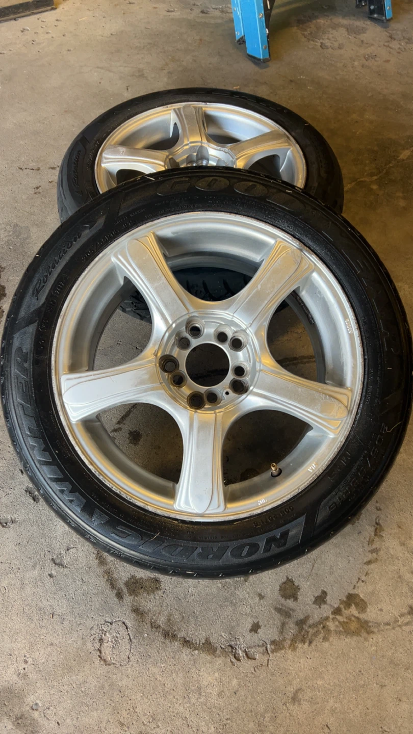 Set of 2 Tires and Rims