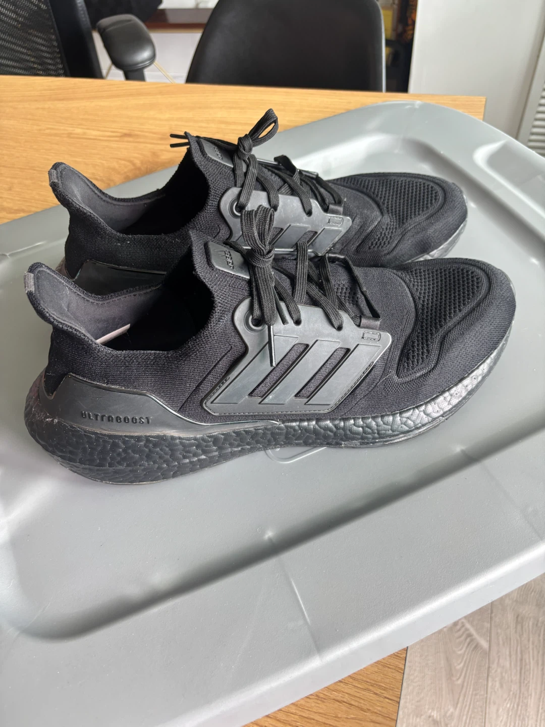 Adidas Ultraboost 22 'Triple Black' - Size 12