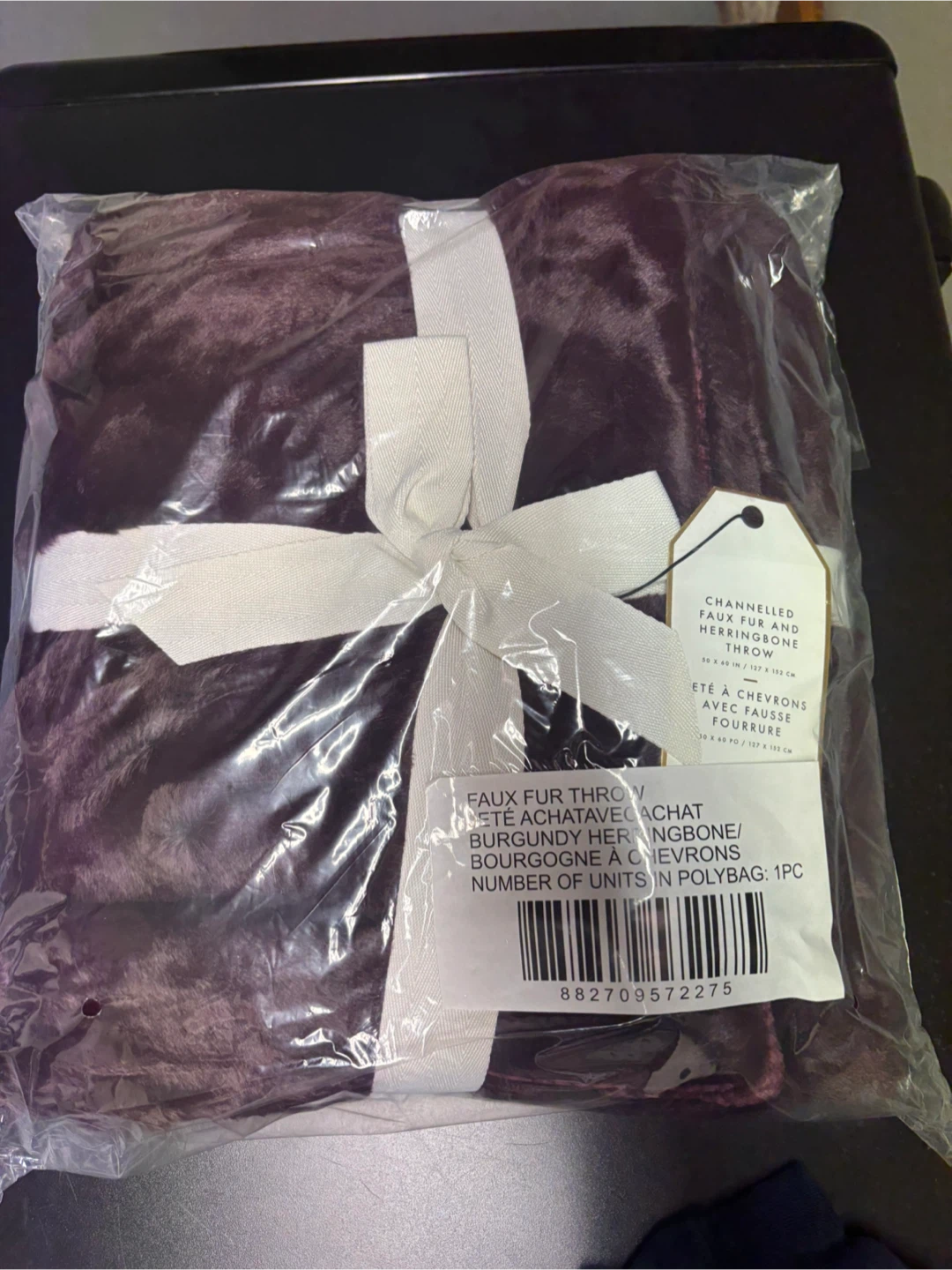 Faux Fur Throw Blanket - photo 3