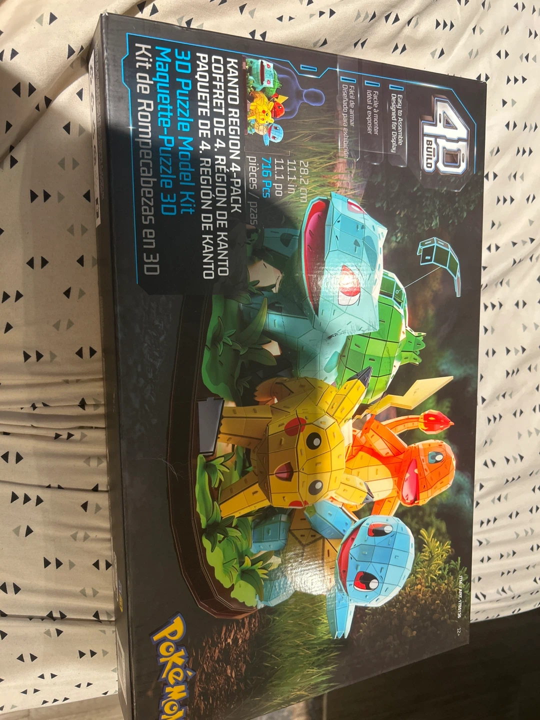 Pokemon Kanto Region 4-Pack 3D Puzzle Model Kit - photo 2