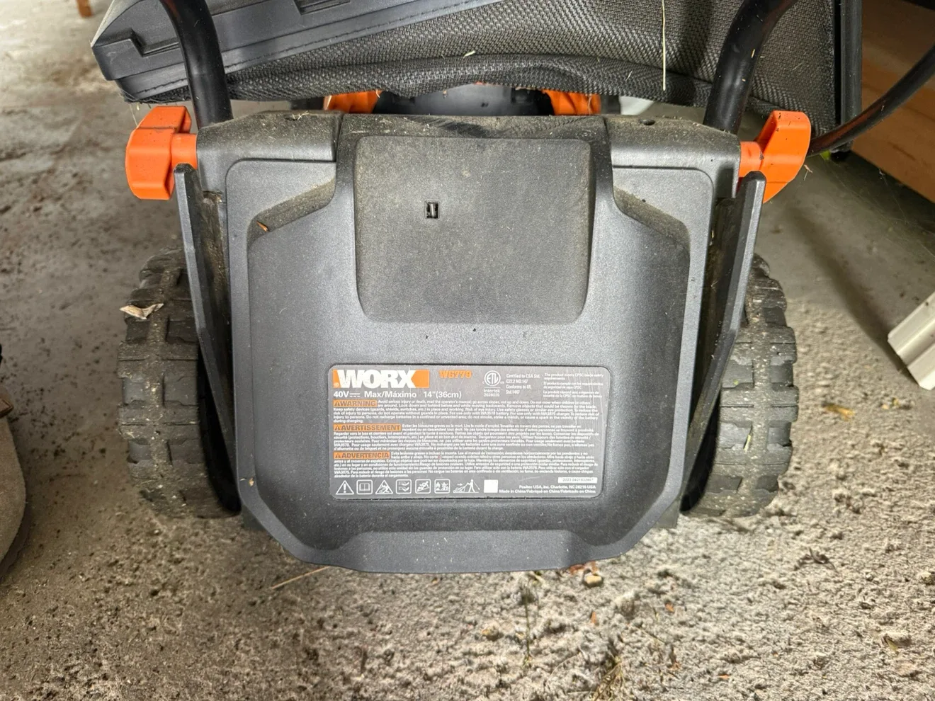 WORX 40V 14" Electric Lawn Mower - photo 5