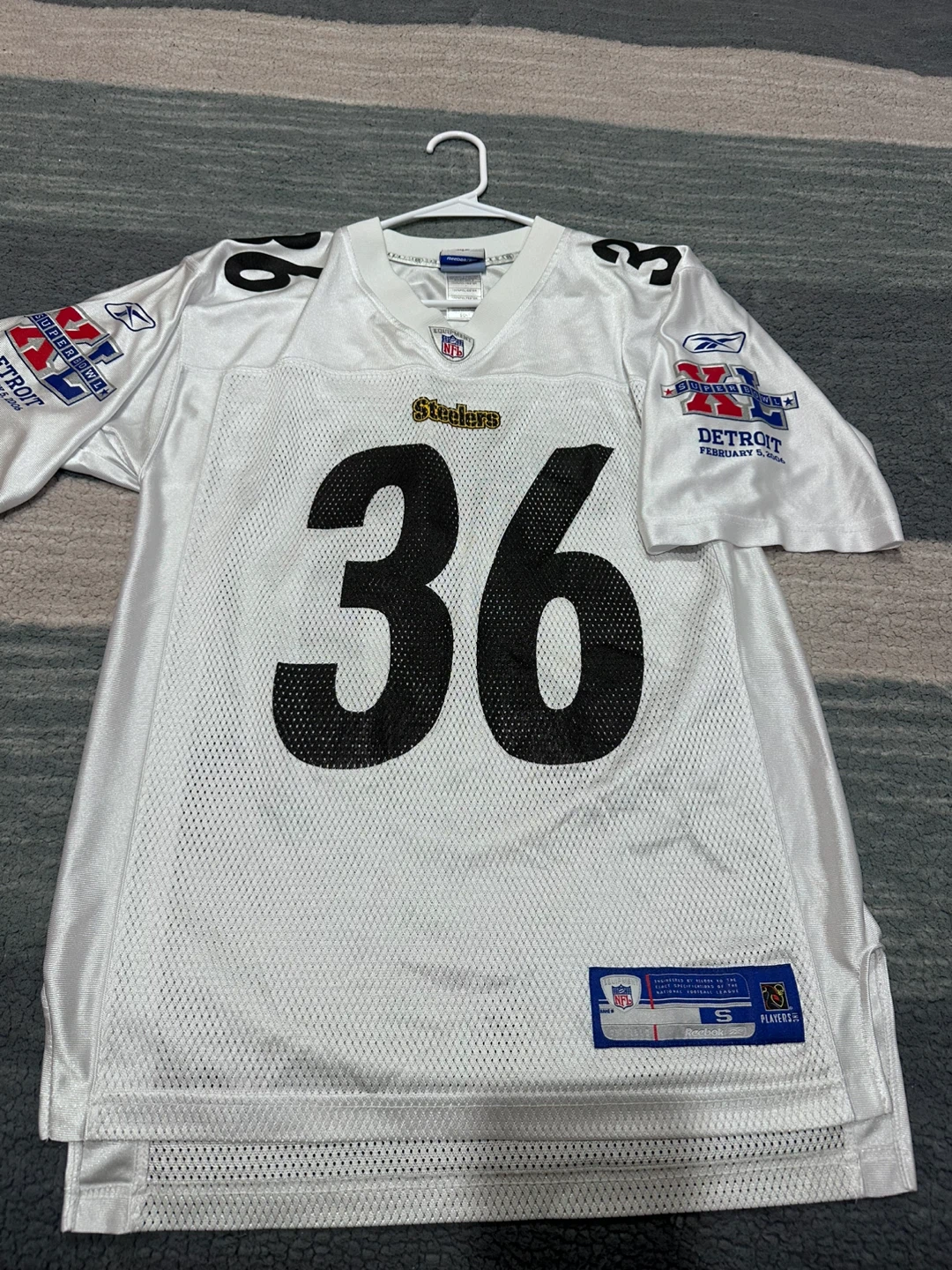 Jerome Bettis Pittsburgh Steelers Super Bowl XL Jersey