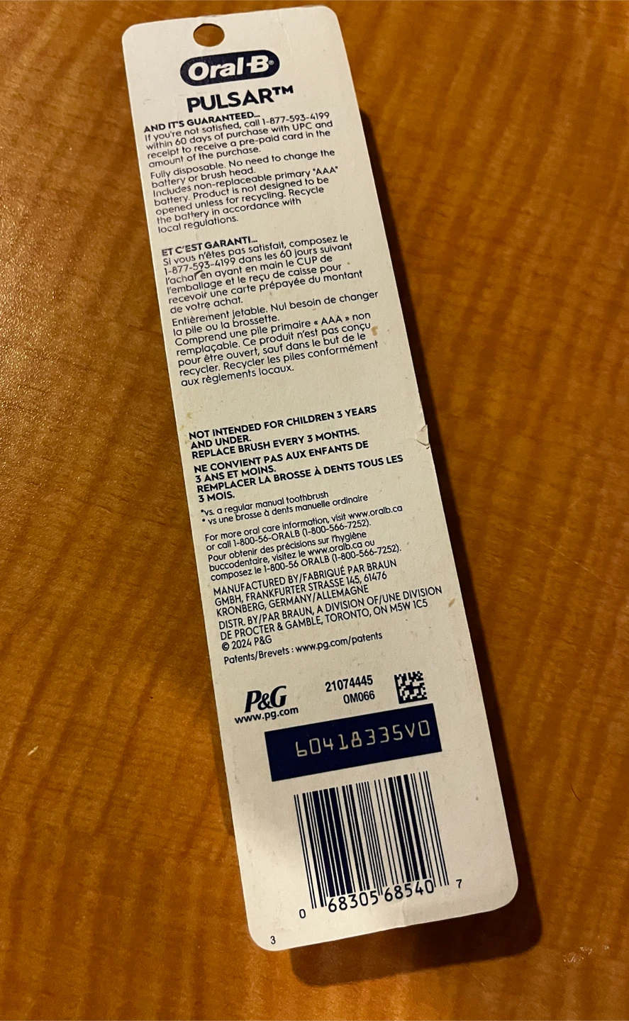 NEW Oral-B Vibrating Pulsar Toothbrushes - photo 3