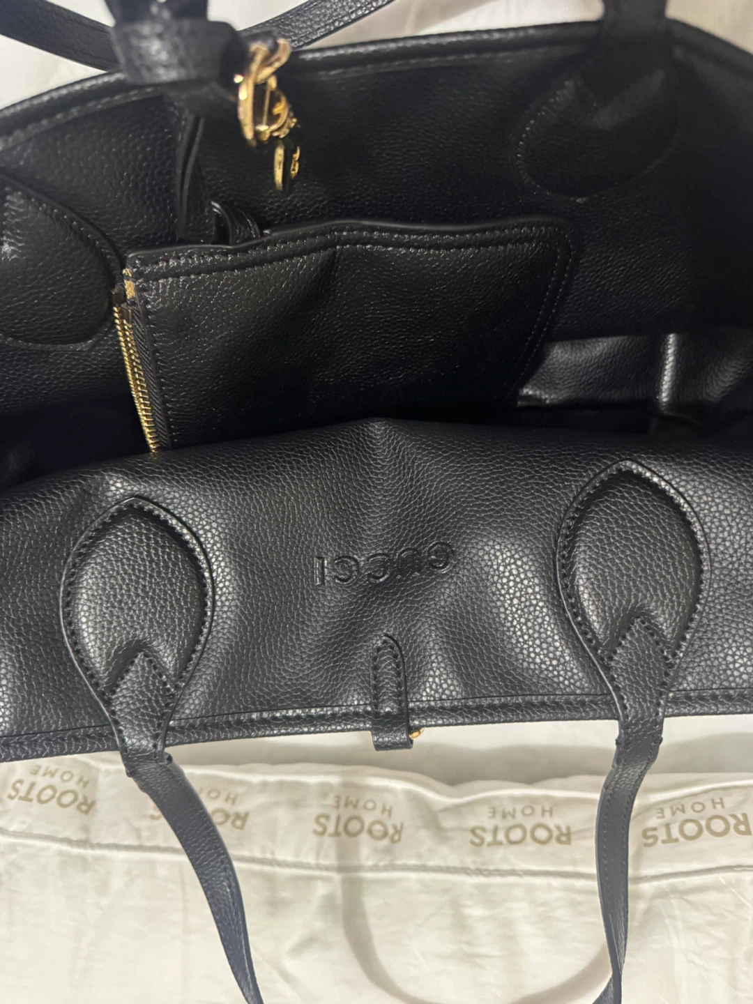 Gucci Monogram Tote Bag with Pouch