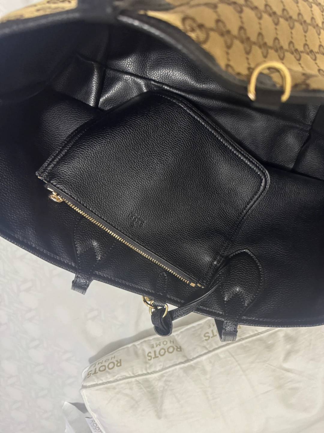 Gucci Monogram Tote Bag with Pouch - photo 4