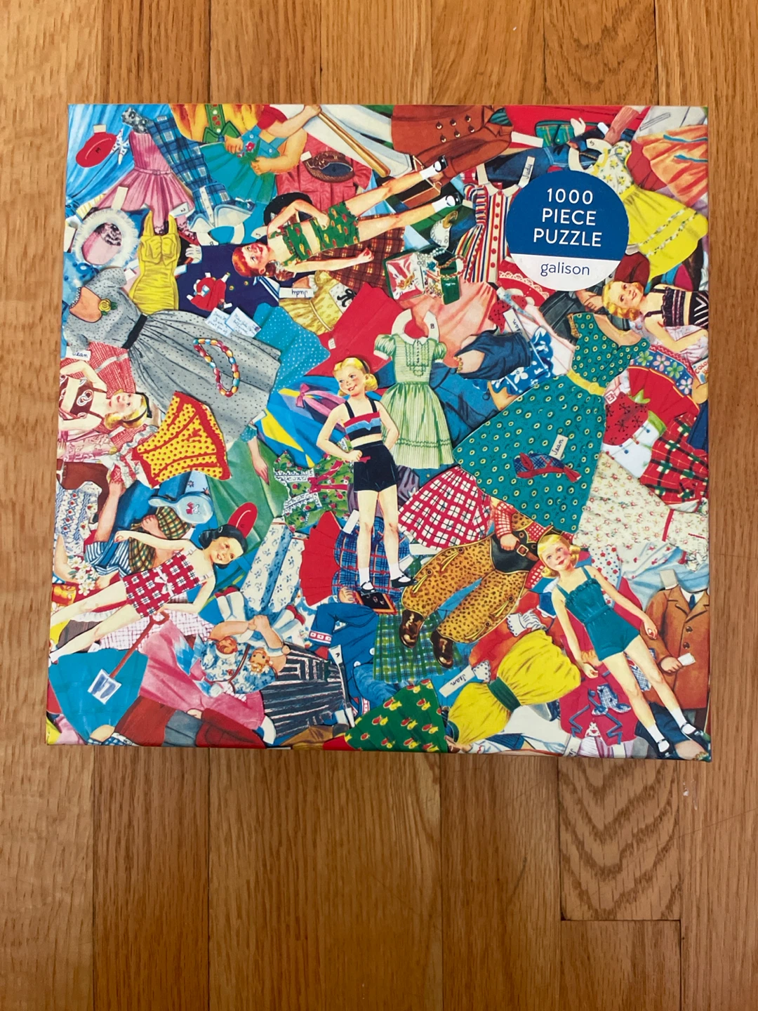 Galison Vintage Paper Dolls 1000 Piece Puzzle