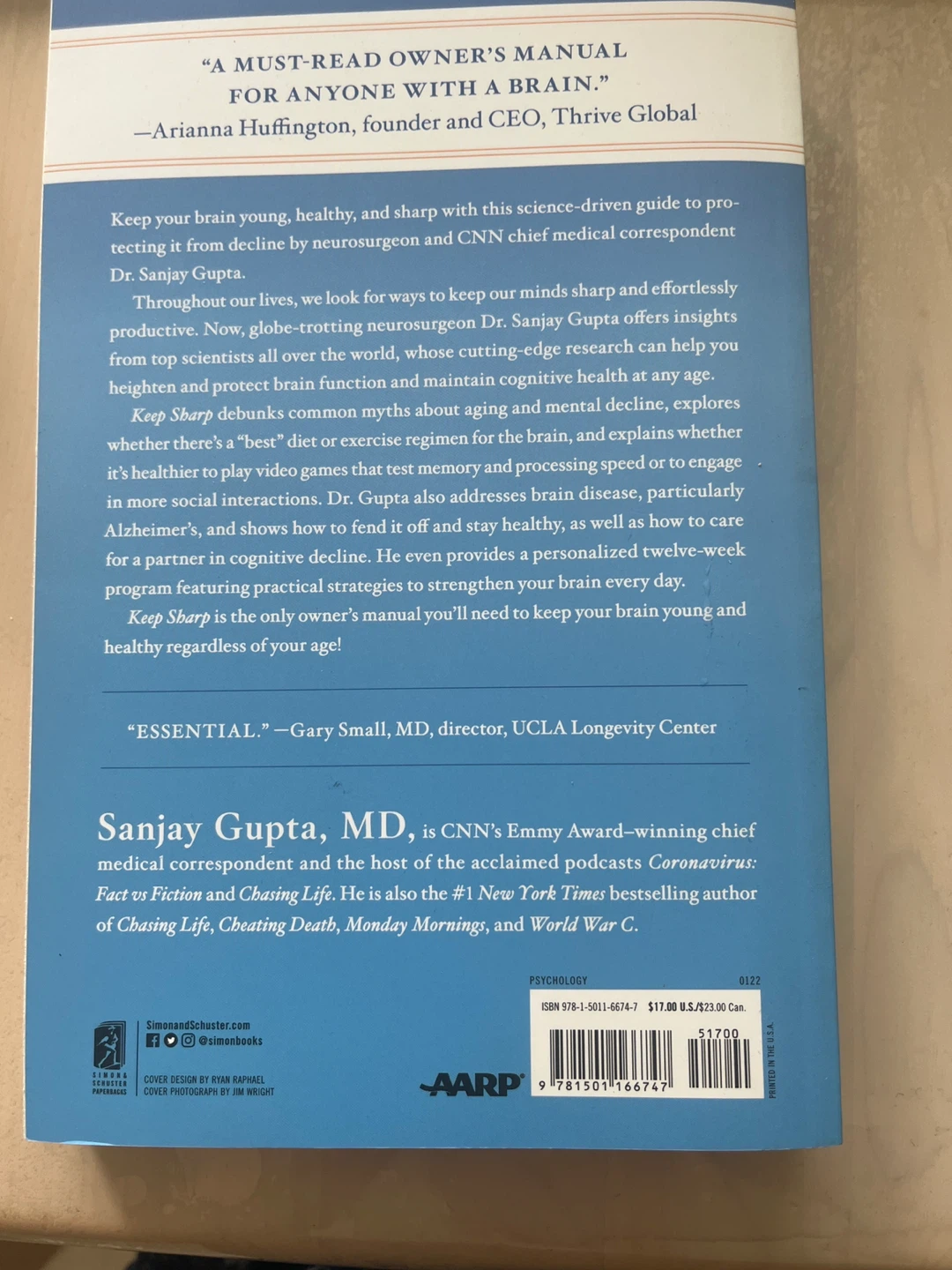Keep Sharp, by Sanjay Gupta MD - photo 3