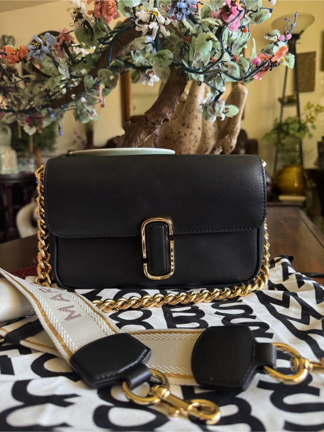 Marc Jacobs| the J Marc Black Shoulder Bag
