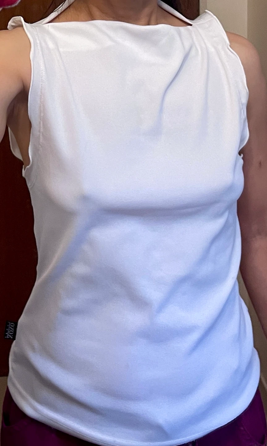 XOXO White Sleeveless Top - Small, Medium