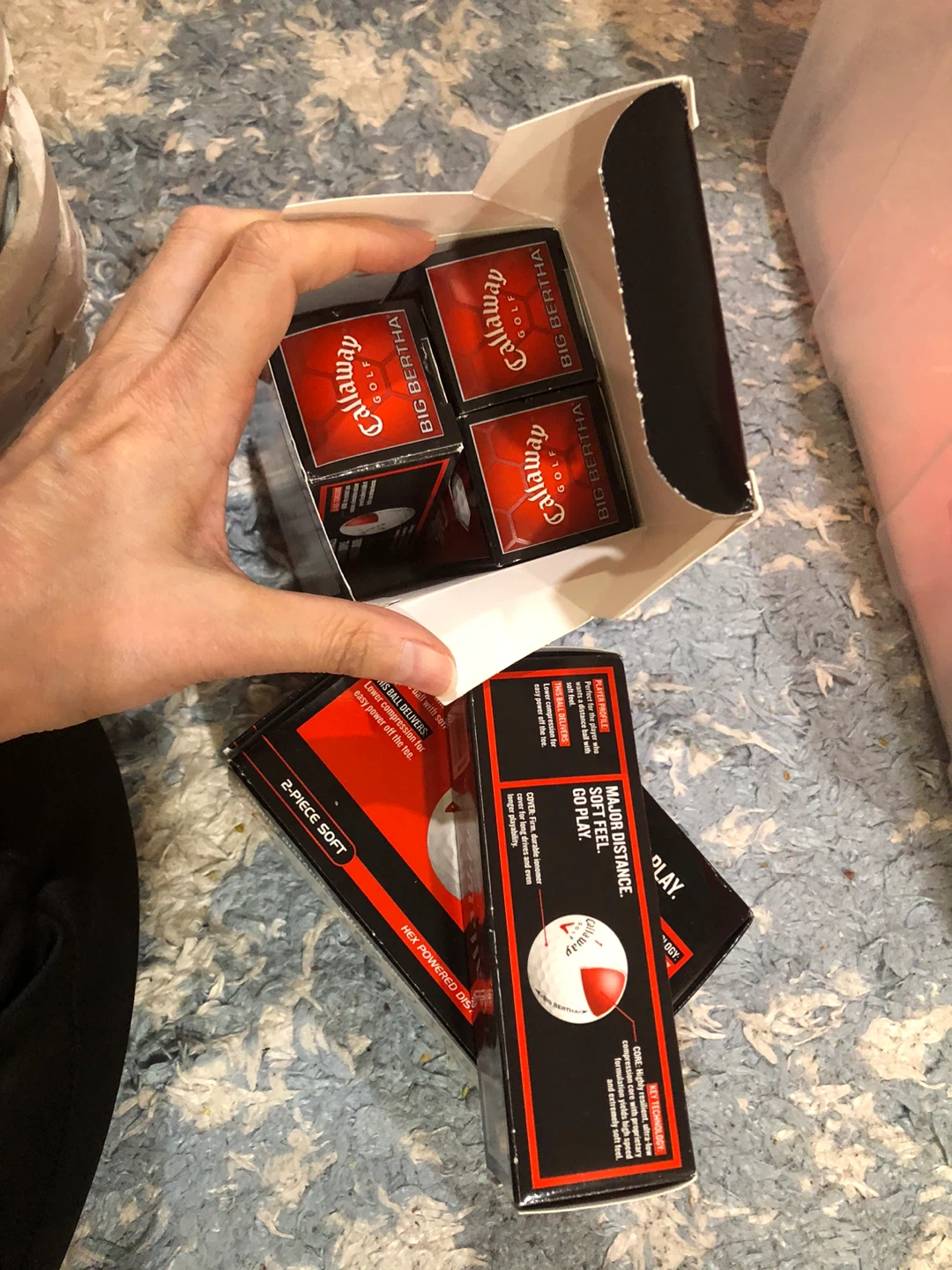 2 golf clubs And 2 Full box of 24 balls - photo 3