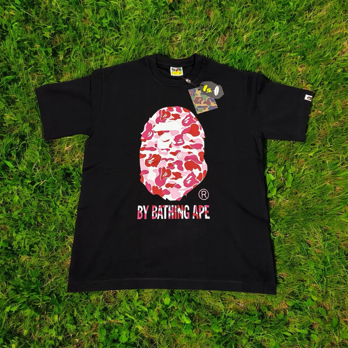 BAPE "BY BATHING APE" Camo Ape Head T-Shirt