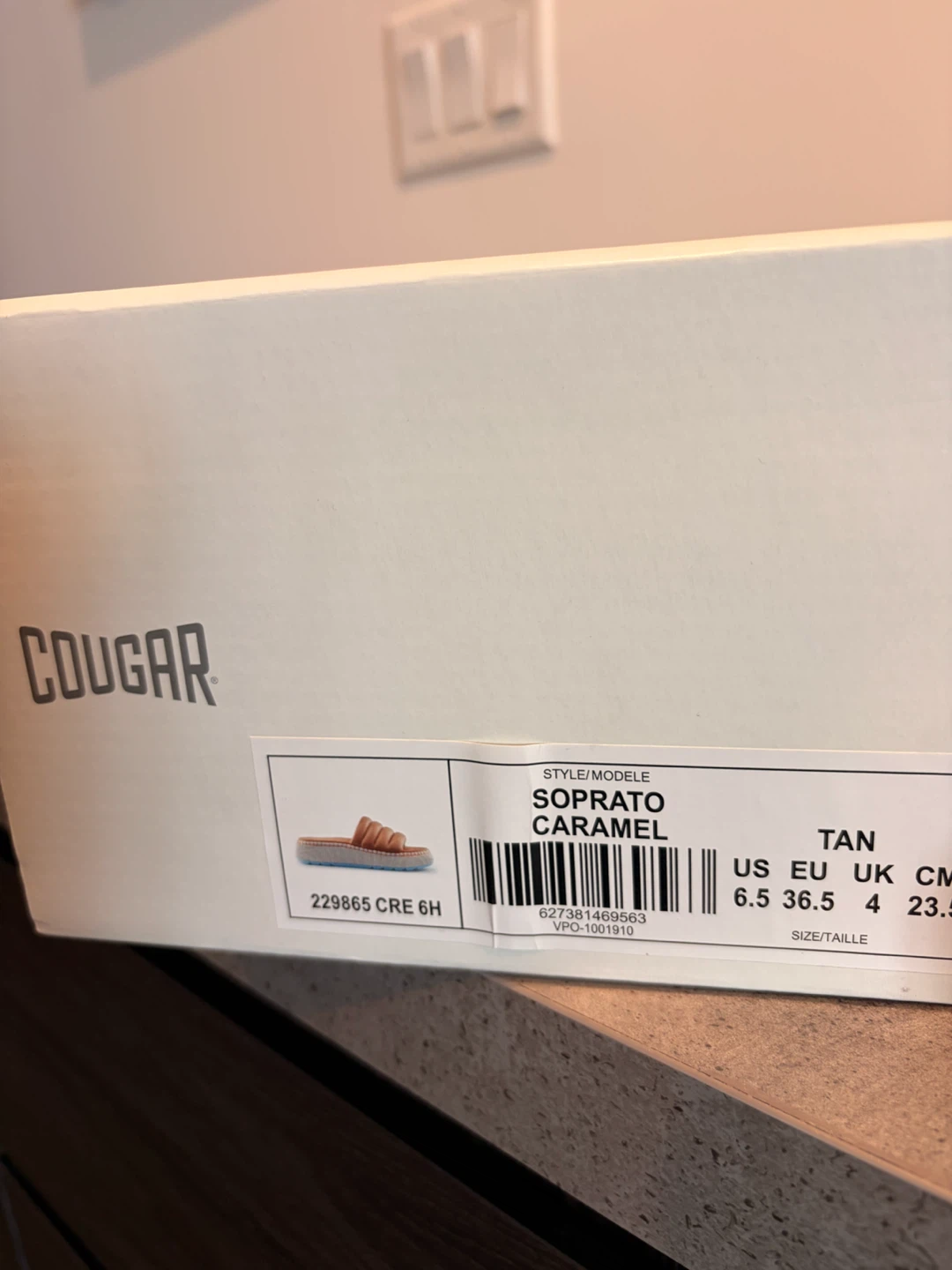 Cougar Soprato Caramel Slides - Size 6.5 - photo 4