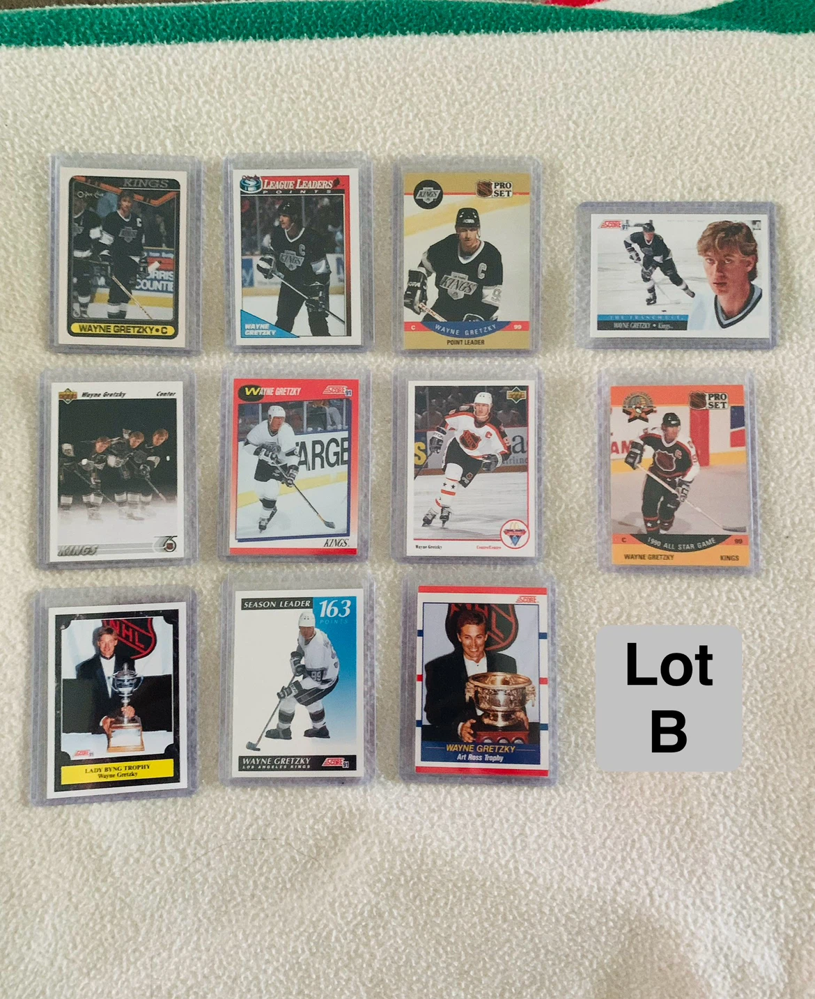 Wayne Gretzky Lot of 11 Hockey Trading Cards Oilers Kings - photo 4