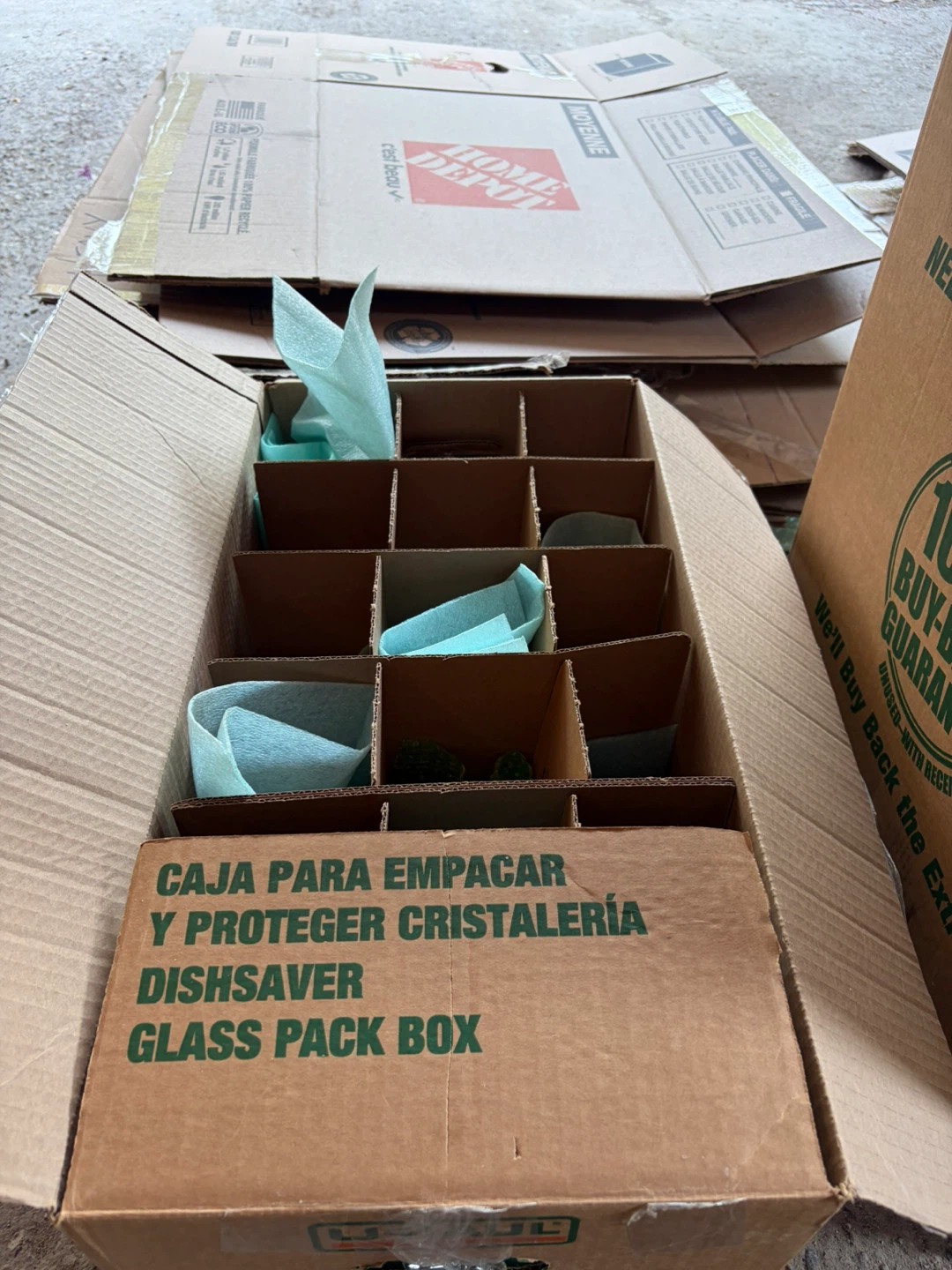 Moving boxes