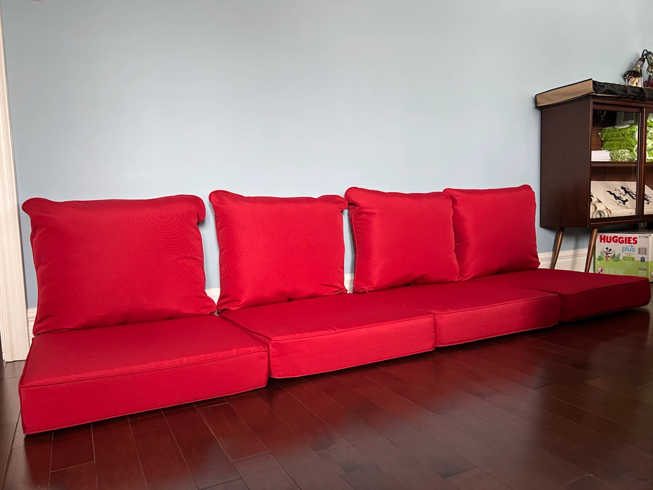 Brand New HOMETRENDS Red Outdoor Seat Cushions - photo 4