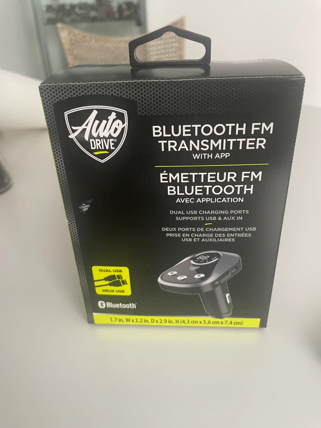 Auto Drive Bluetooth FM Transmitter with App
