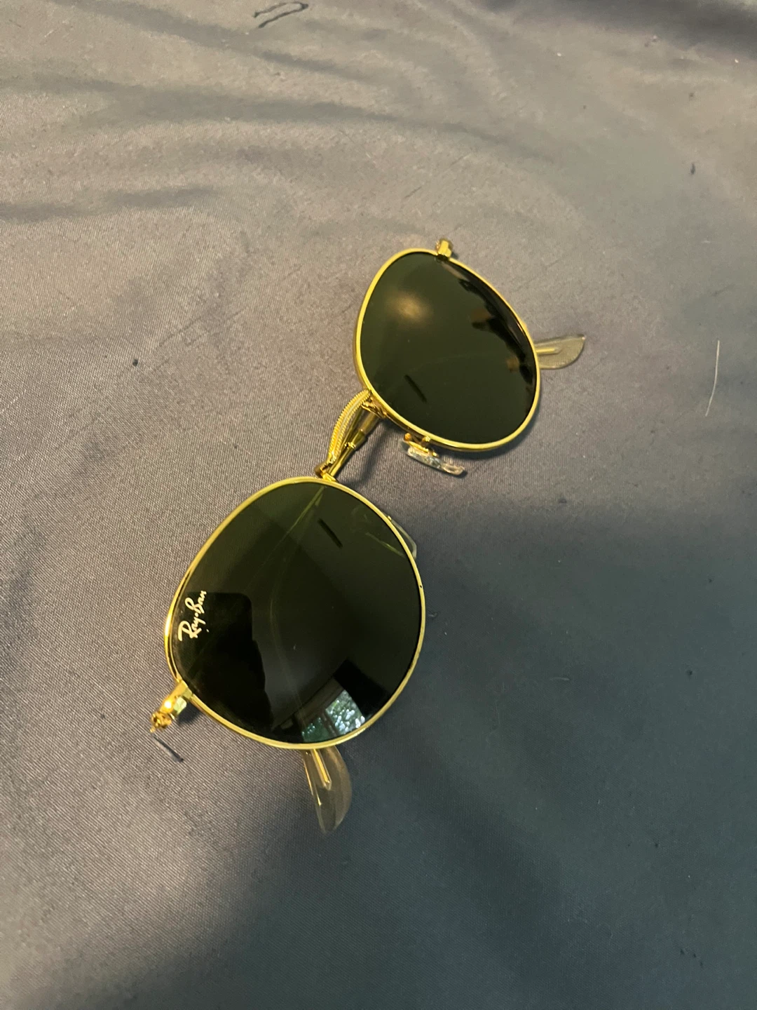Ray-Ban Gold Frame Sunglasses