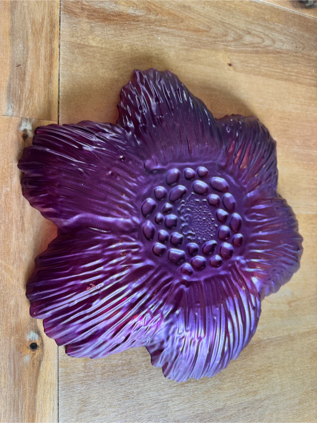 Glass Flower Dish - photo 2