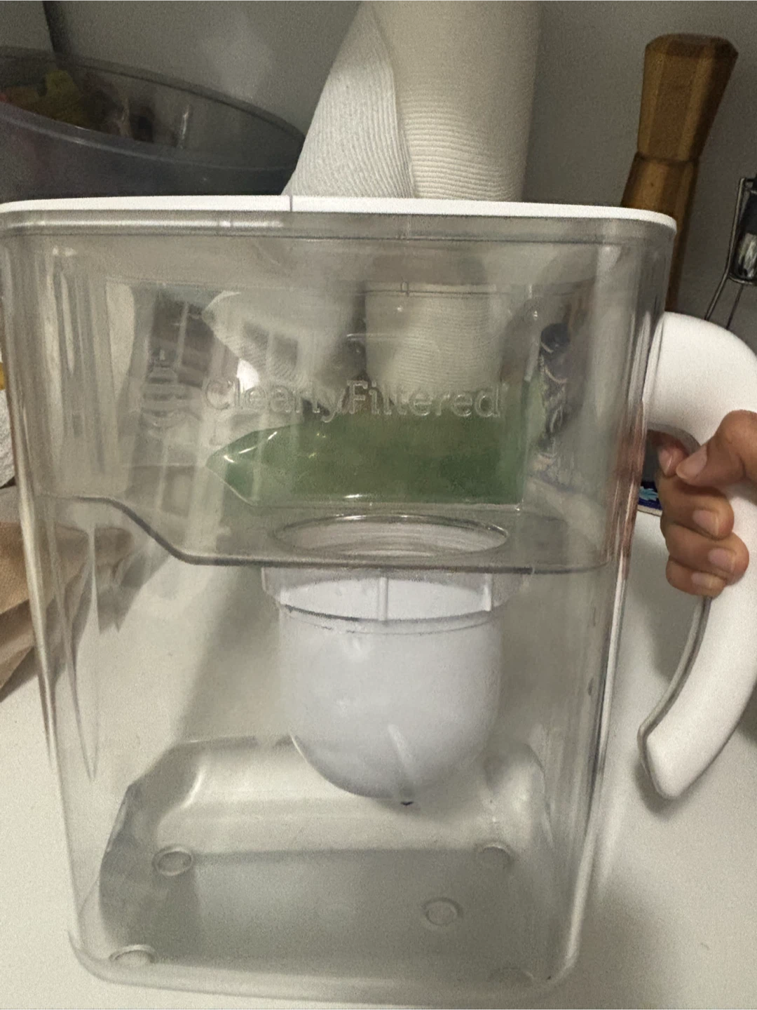 Clearly Filtered Water Pitcher