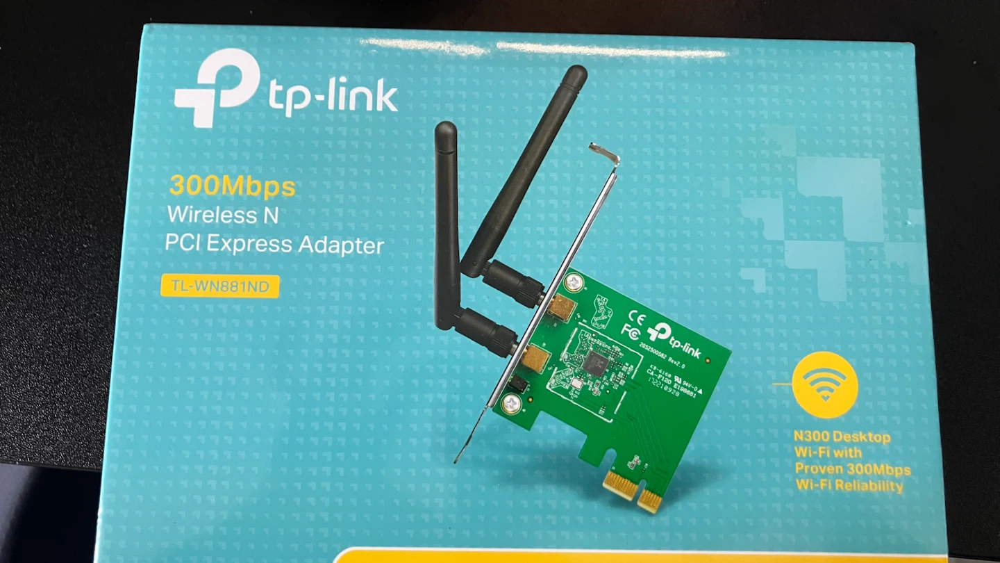 TP-Link Wireless N PCI Express Adapter TL-WN881ND