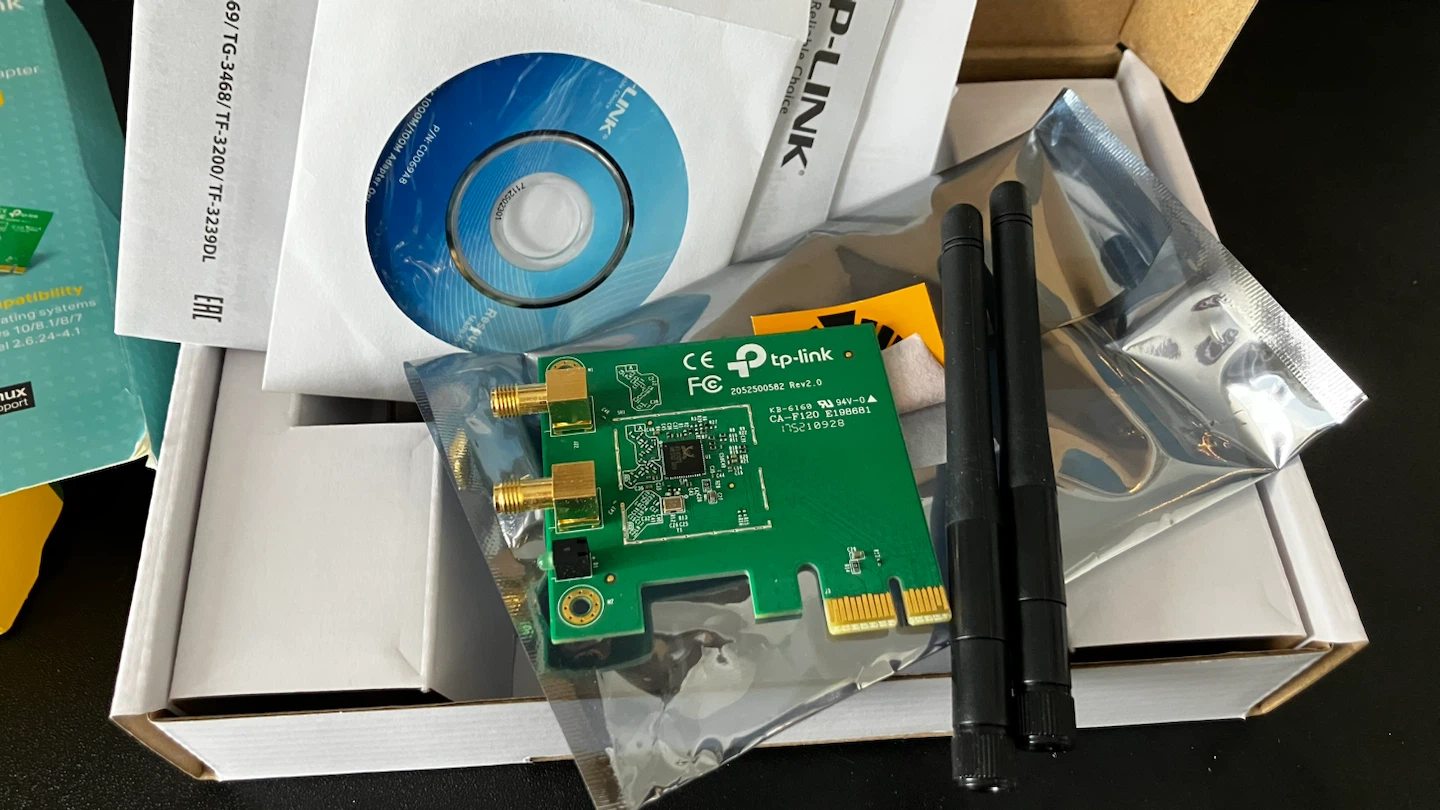 TP-Link Wireless N PCI Express Adapter TL-WN881ND - photo 2