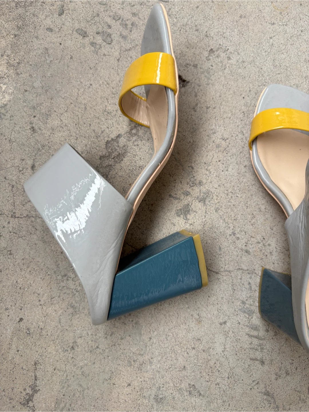 Women's Block Heel Mules Size 38