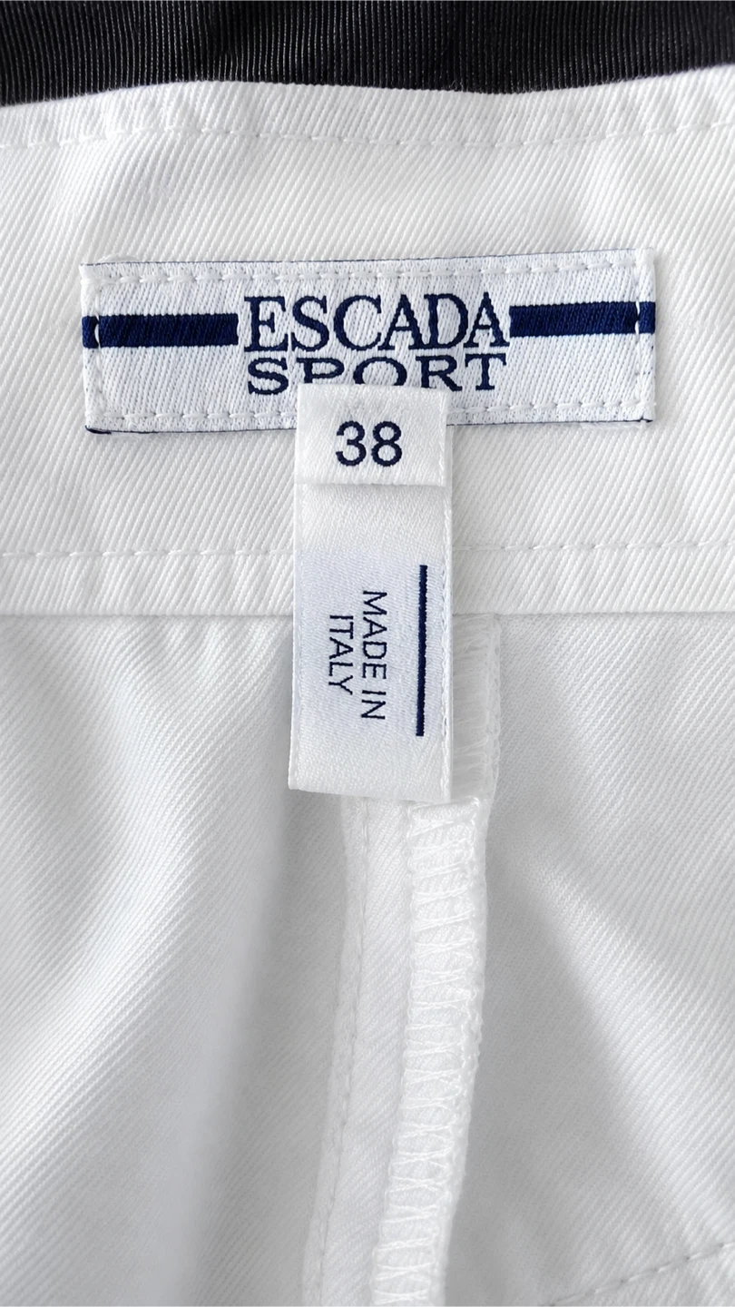 ESCADA SPORT White Denim Pencil Skirt Size 38 - photo 4