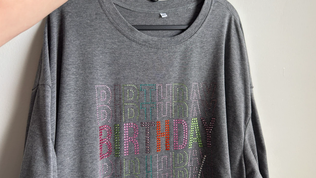 Grey "Birthday Girl" Graphic T-Shirt - SAME DAY AVAILABILITY - photo 2