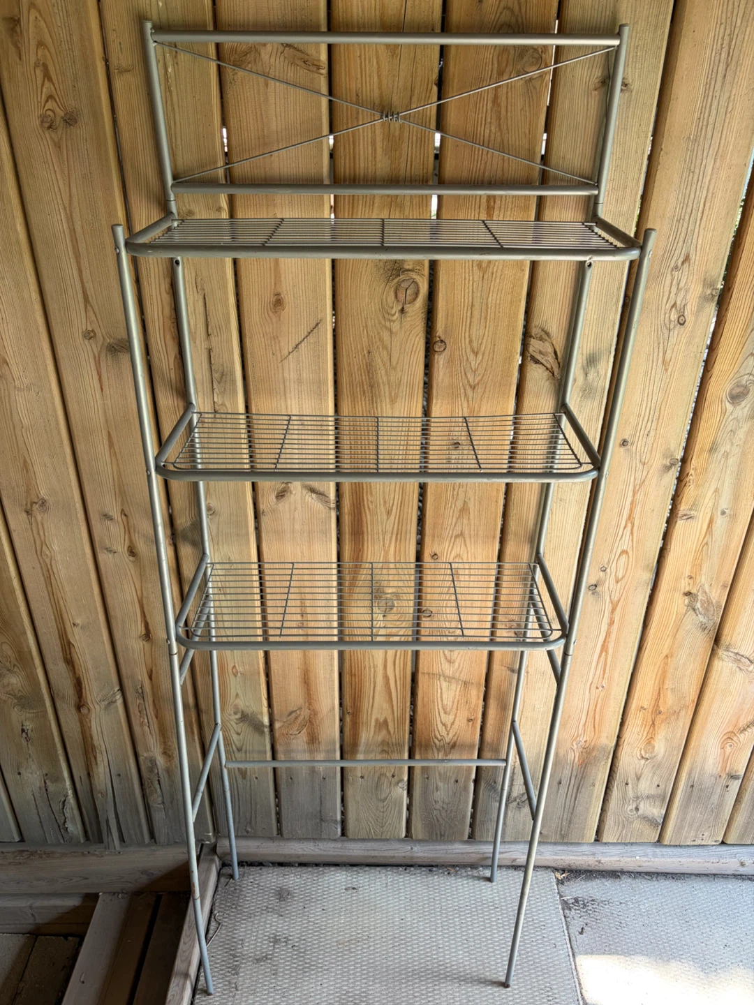 Metal Wire Shelf Unit