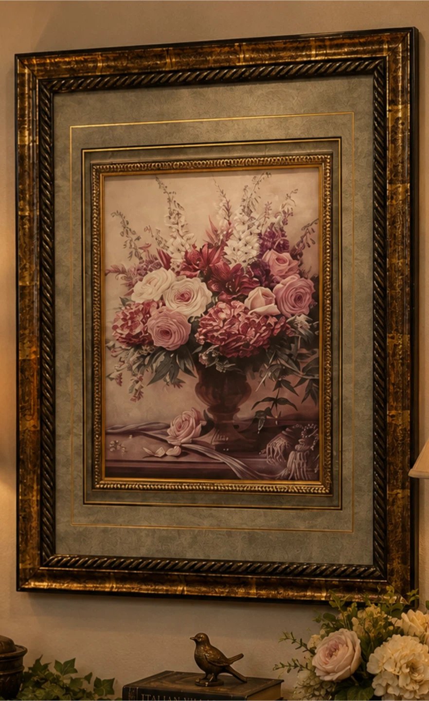 Framed Floral Artwork - photo 2