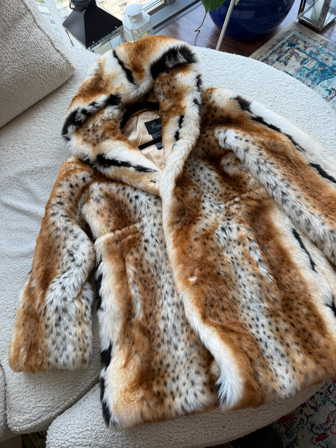 Lynx Faux Fur Hooded Coat - photo 2
