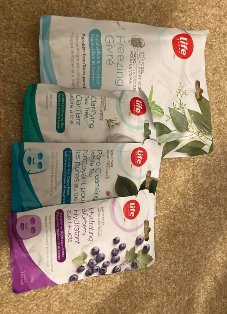 Life Brand Sheet Masks (4 Pack)