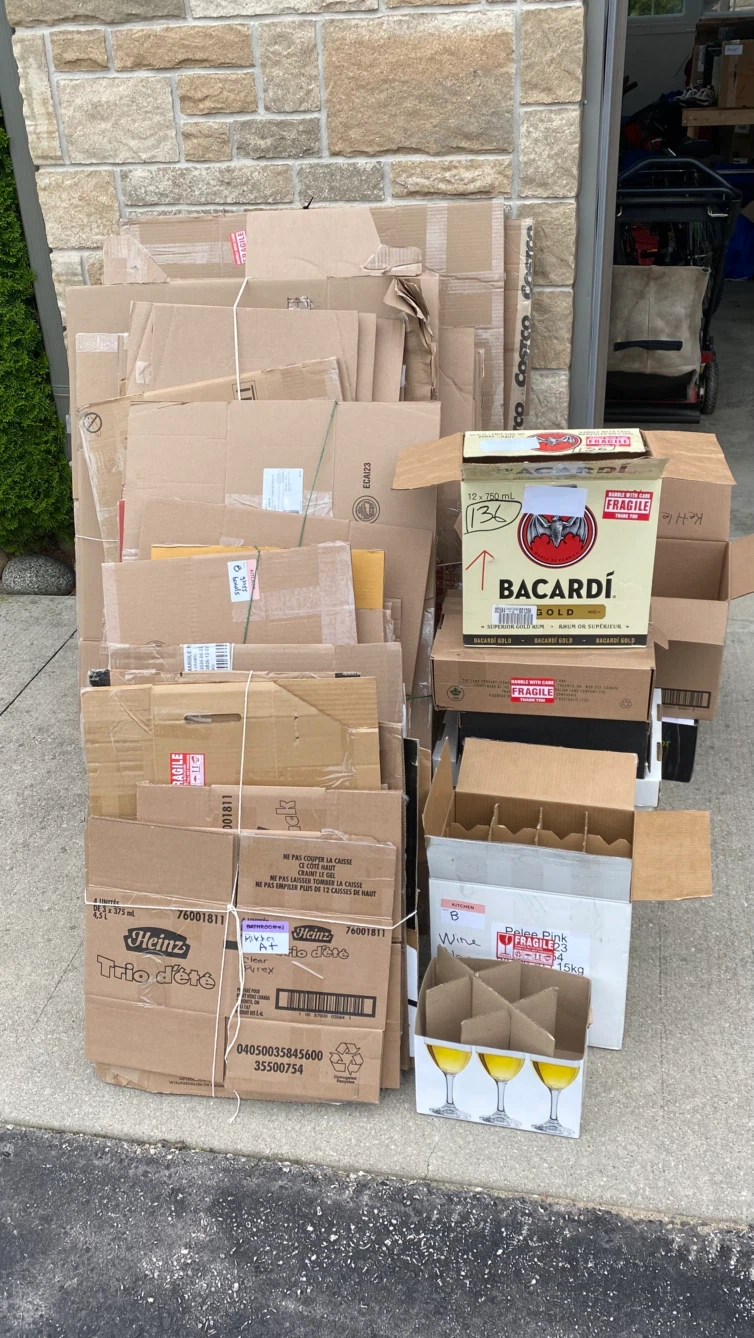 Moving Boxes and Packing Material