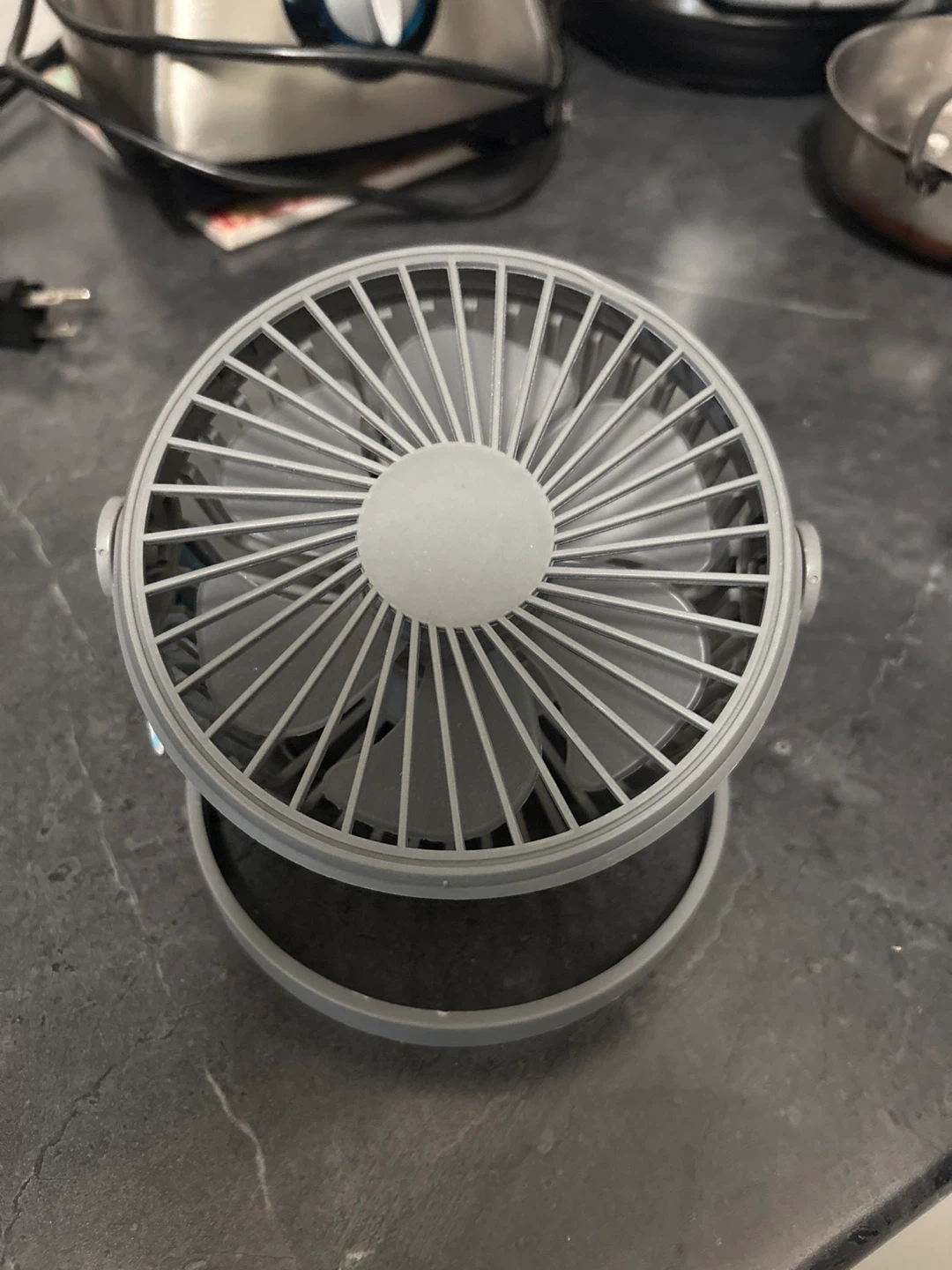 Grey Portable Mini Fan