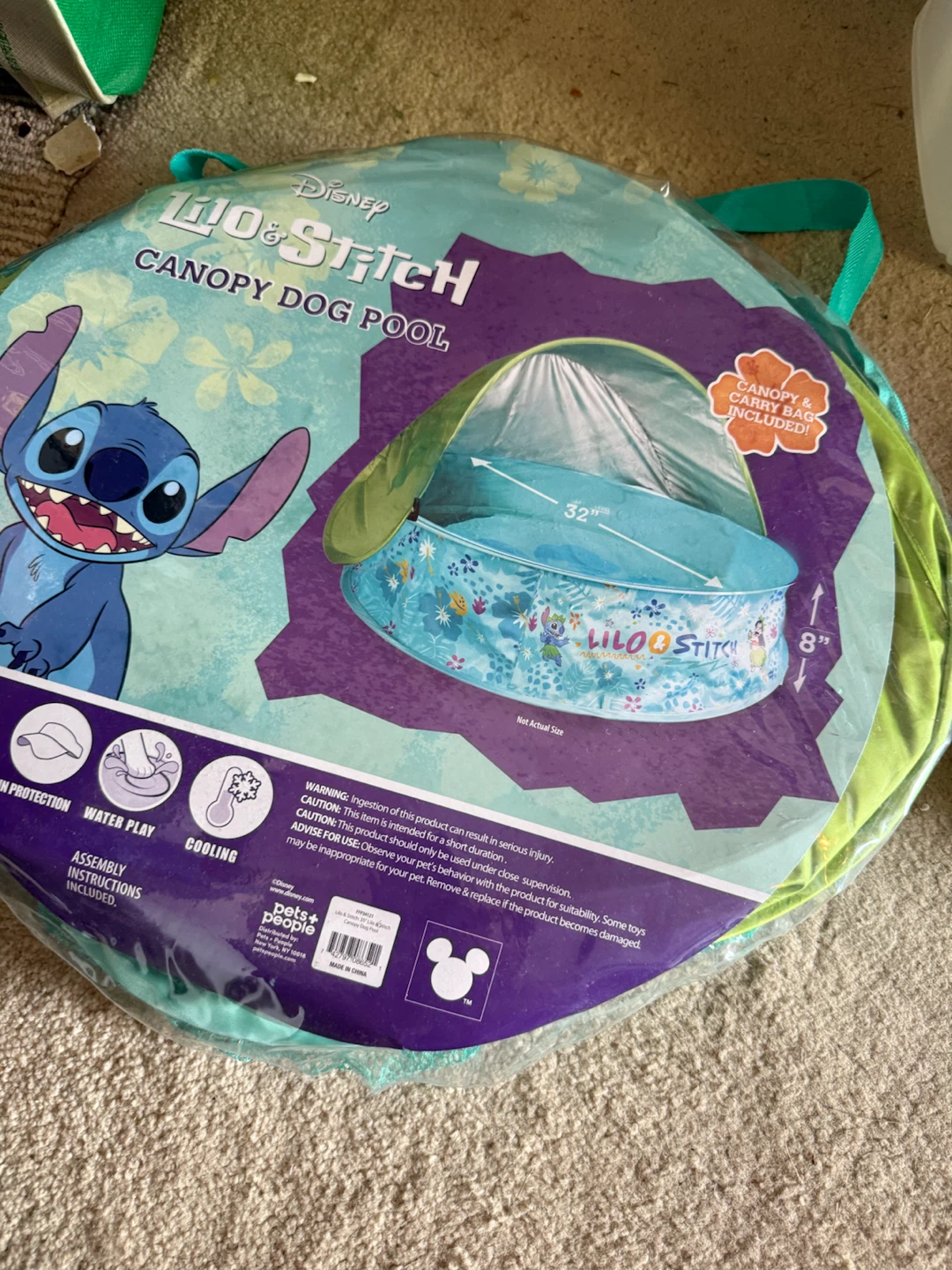 Disney Lilo & Stitch Canopy Dog Pool