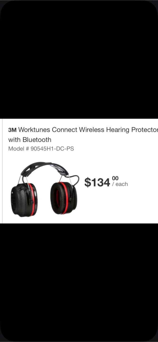 3M Pro-Protect Wireless Hearing Protection with Bluetooth